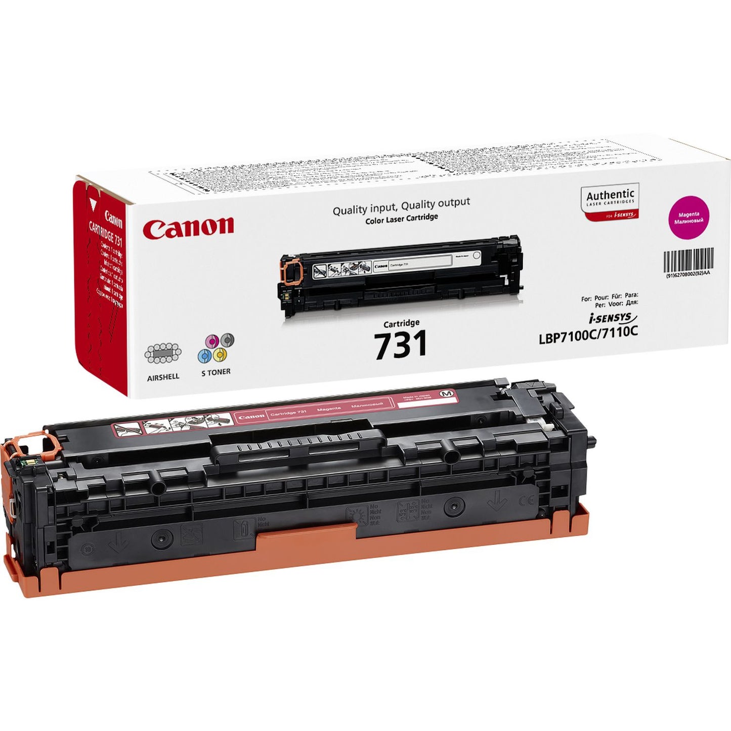 Toner Canon 731M Magenta Per Lbp 7100Cn 1500 Pag - Visualizzazione dettagliata