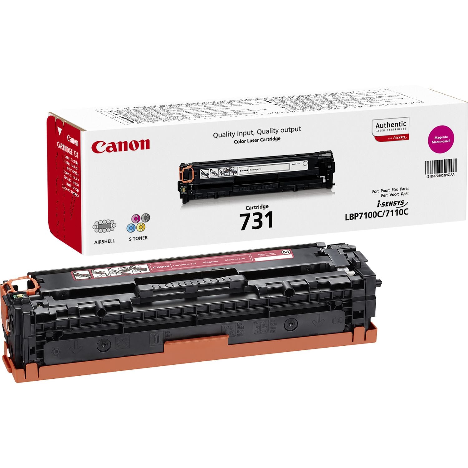 Toner Canon 731M Magenta Per Lbp 7100Cn 1500 Pag - Visualizzazione dettagliata