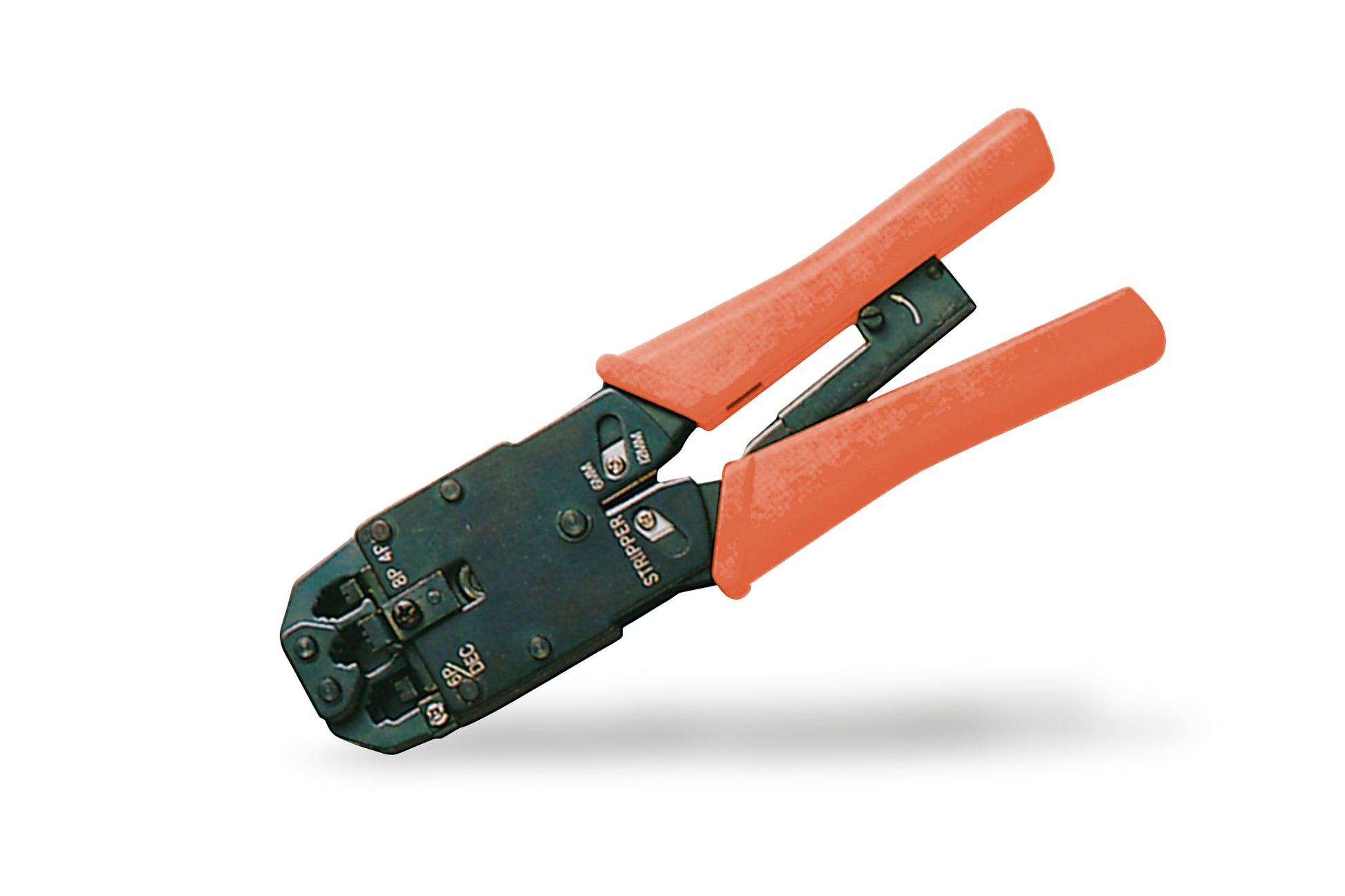 Pinza Universale Per Crimpare Connettori 4 6 8Poli Rj11 Rj12 Rj45 - Visualizzazione dettagliata