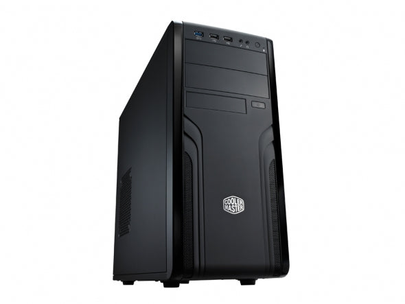 Case Mid Tower No Psu Force 500 1Usb3 1Usb2 Black - Visualizzazione dettagliata