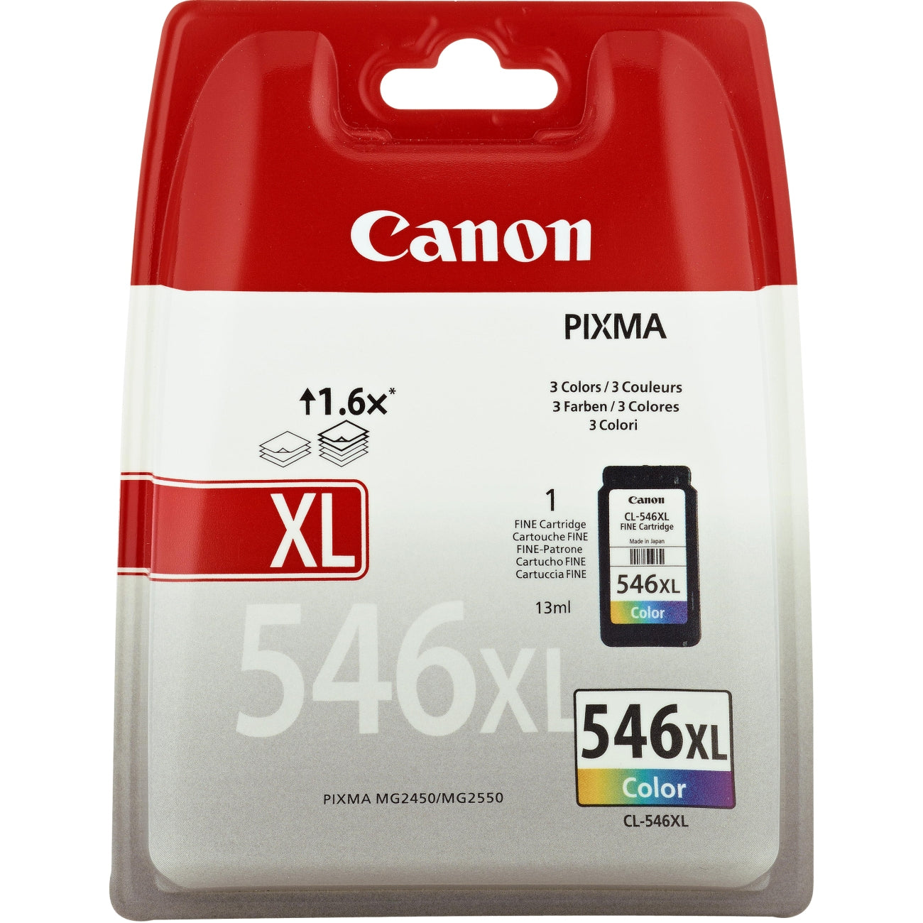 Ink Canon Cl546Xl Cmy Pixma Mg2450 - Visualizzazione dettagliata