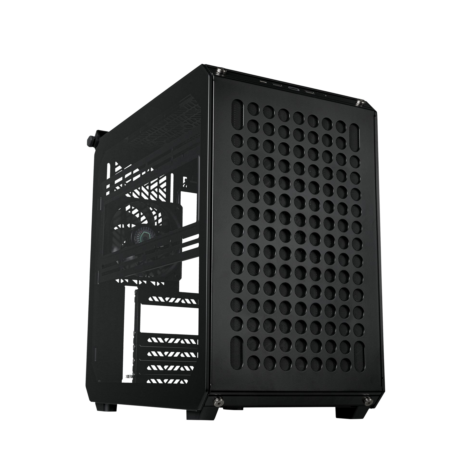 Case Mid Tower No Psu Qube 500 Bk 2U3 1U3C Micro Atx Itx Atx E Atx - Visualizzazione dettagliata