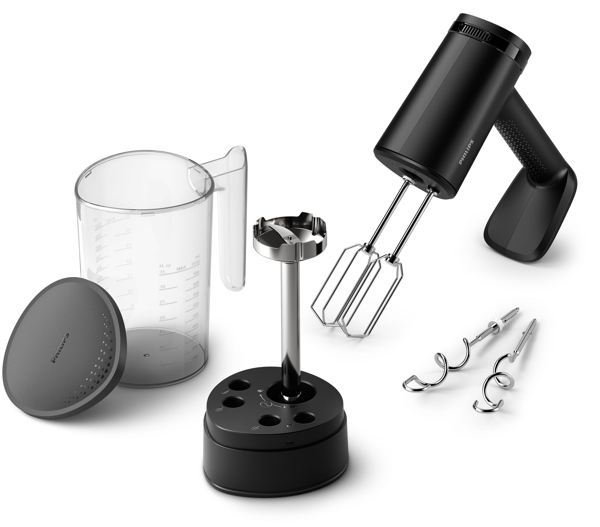 Philips Hr3781 10 Frullatore Serie 5000 Mixer Fruste Ganci Immersione - Visualizzazione dettagliata
