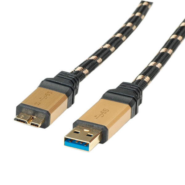 Cavo Usb 3 2 A Micro B 0 8Mt M M Usb 3 2 Gen 1 - Visualizzazione dettagliata