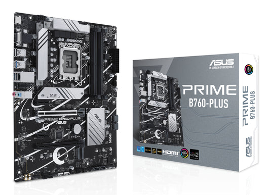 Mb Asus Prime B760 Plus S1700 4D5 4S3 3M 2 2Pci U3 2 Dp D Sub Hd Atx - Visualizzazione dettagliata