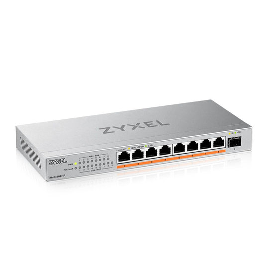 Switch Xmg 100 Series Xmg 108Hp Switch 8P Poe 1 Sfp Unmanaged - Visualizzazione dettagliata