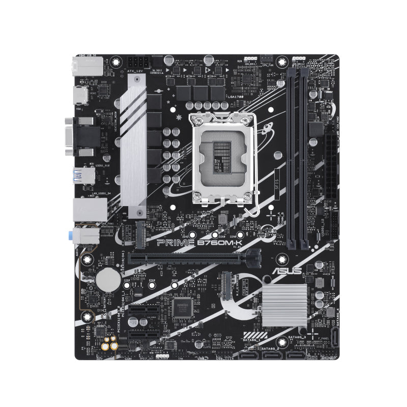 Mb Asus Prime B760M K S1700 2D5 4S3 M 2 Gbl U3 2 Vga Hdmi - Visualizzazione dettagliata