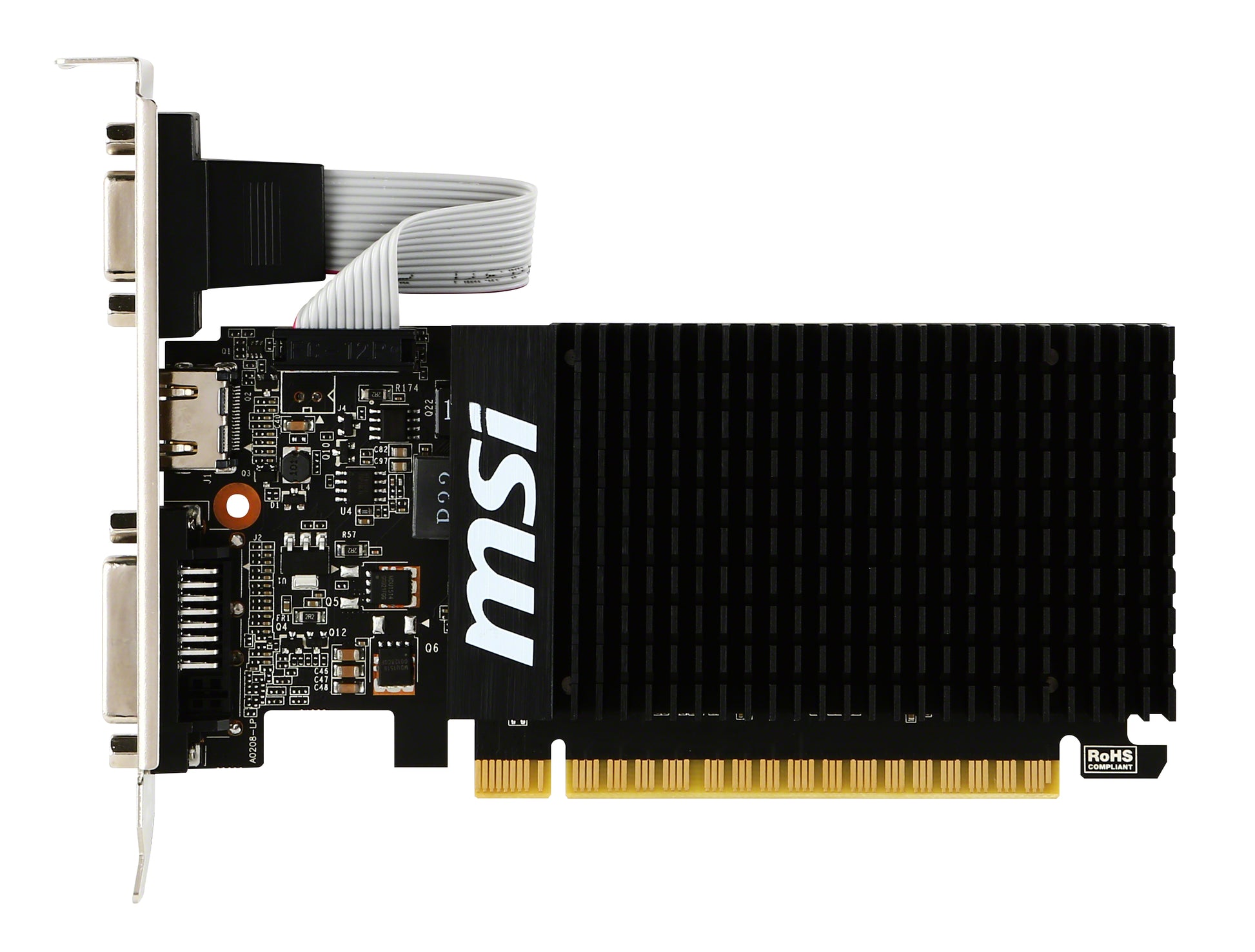 Vga Msi Nvidia Gt 710 2Gd3H Lp 2Gb Ddr3 Hdmi Vga Dvi - Visualizzazione dettagliata