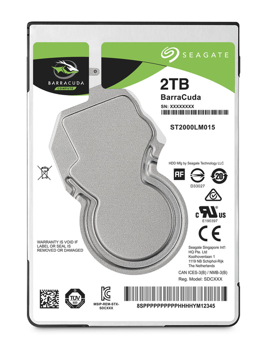 Hd 2 5 2Tb 5400Rpm 128Mb Sata Iii Seagate - Visualizzazione dettagliata