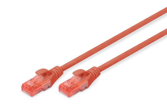 Cavo Rete Utp Cat 6 1Mt Rosso Lszh Non Schermato - Visualizzazione dettagliata