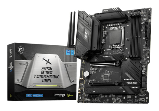 Mb Msi Mag B760 Tomahawk Wifi S1700 4D5 3M 2 4S3 U3 2 Gbl H D Atx Ddr5 - Visualizzazione dettagliata