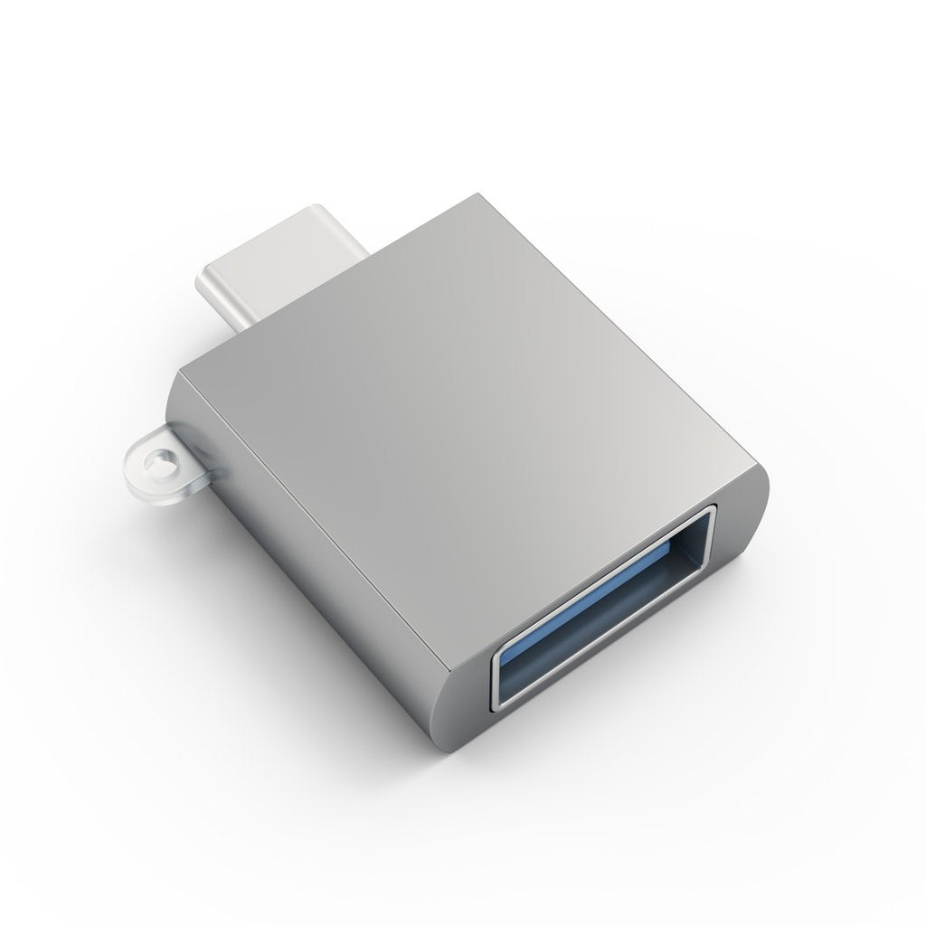 Adattatore Usb C A Usb3 Satechi Sg Spacegray Alluminio - Visualizzazione dettagliata
