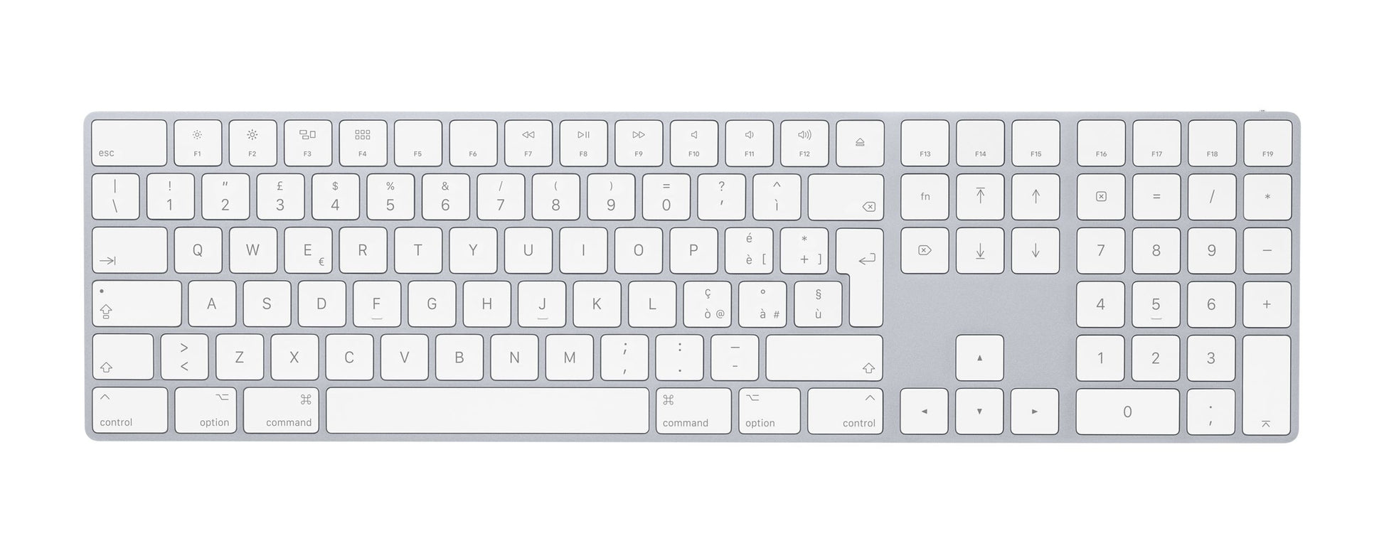 Tastiera Magic Apple Tast Num Ita Magickeyboard Wireless Silver - Visualizzazione dettagliata