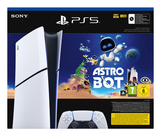 Sony Playstation 5 1Tera Ps5 White Digital Astrobot Bundle - Visualizzazione dettagliata