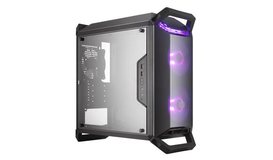 Case Mid Tower No Psu Masterbox Q300P 2Usb3 Black Window Plastic - Visualizzazione dettagliata