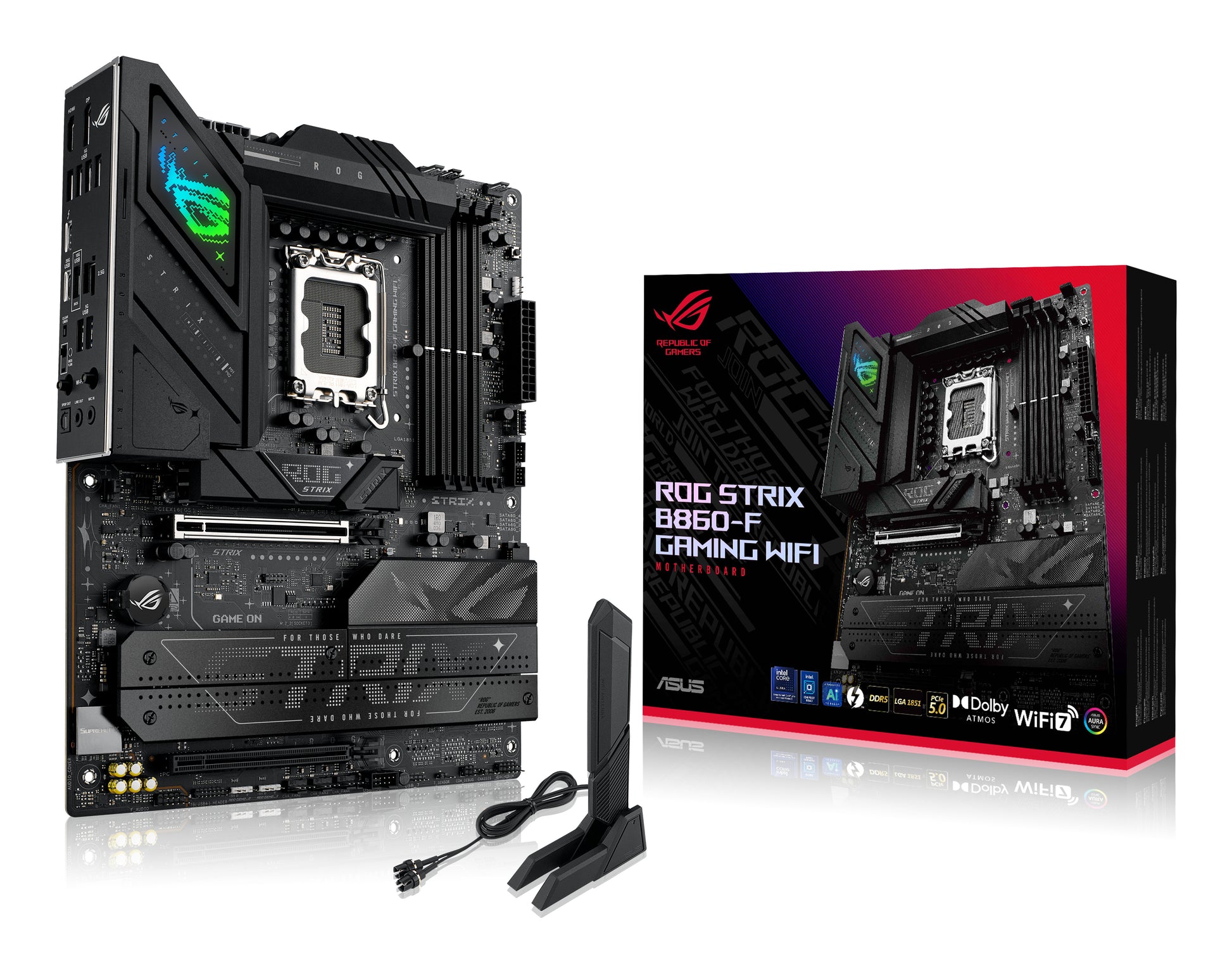 Mb Asus Rog Strix B860 F Gaming Wif 1851 4D5 4M2 4S3 1Hd 2Dp 1Th - Visualizzazione dettagliata