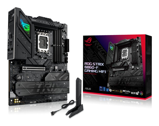 Mb Asus Rog Strix B860 F Gaming Wif 1851 4D5 4M2 4S3 1Hd 2Dp 1Th - Visualizzazione dettagliata