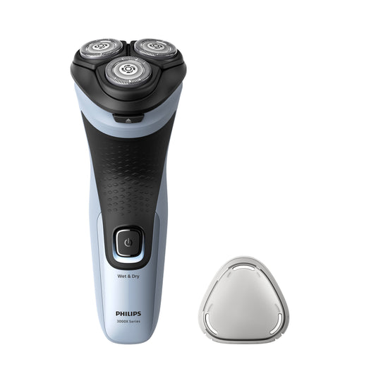 Philips Rasoio Elettrico X3003 00 Ricaricabile 3 Lame Wet Dry - Visualizzazione dettagliata