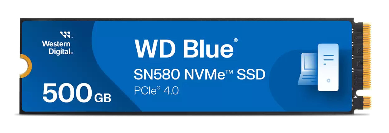 Ssd M 2 500Gb 2280 Nvme Blue Sn580 Pcie 4 0 R W 4000 3600 Mb S - Visualizzazione dettagliata