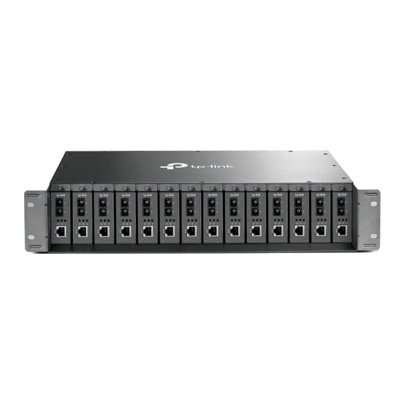 Converter Chassis Tplink 14Slot 19I Nch Rack Mountable - Visualizzazione dettagliata