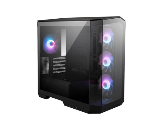 Case Mini Tw Mpg Pano M100R Pz Bk Black No Psu Matx Mini Itx - Visualizzazione dettagliata