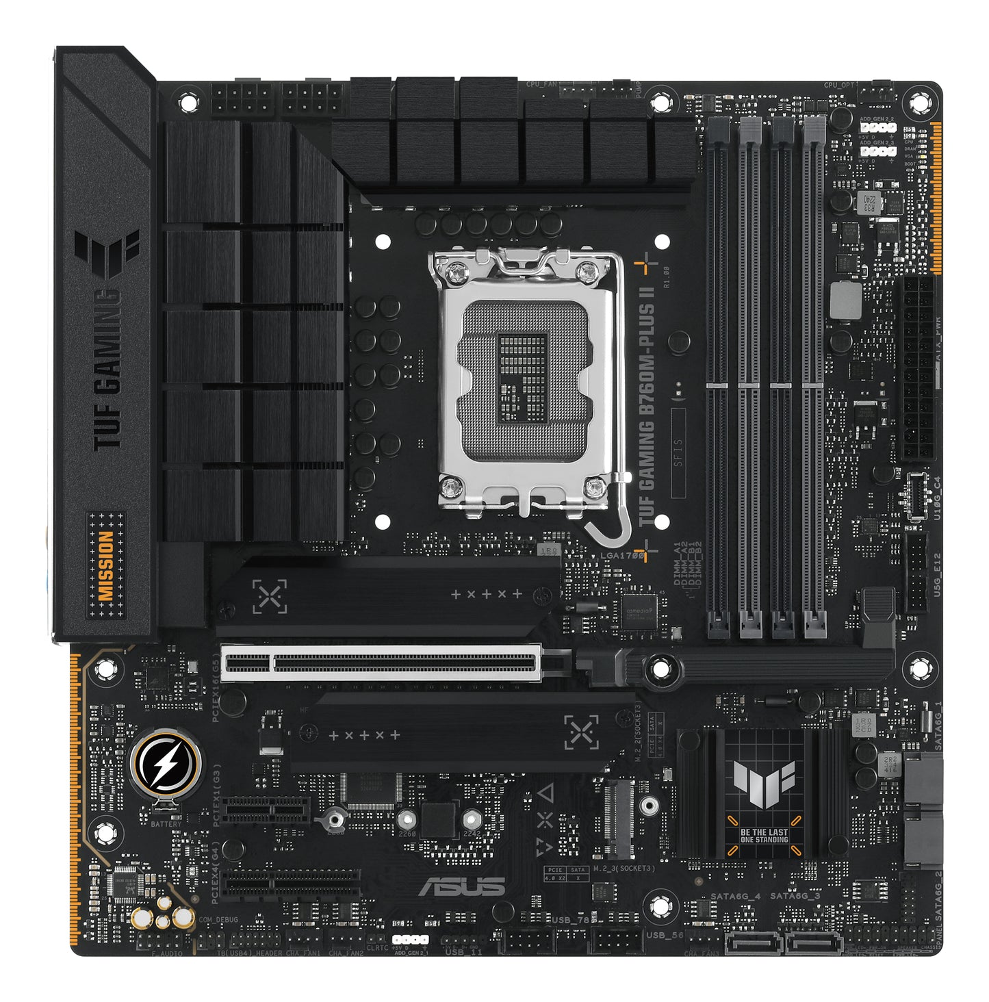 Mb Asus Tuf Gaming B760M Plus Ii 1700 4D5 4S3 3M 2 3Pcie U3 2 Dp Hd - Visualizzazione dettagliata