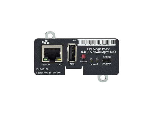 Accessori Rack Hpe Single Phase 1Gb Ups Ntwrk Mgmt - Visualizzazione dettagliata