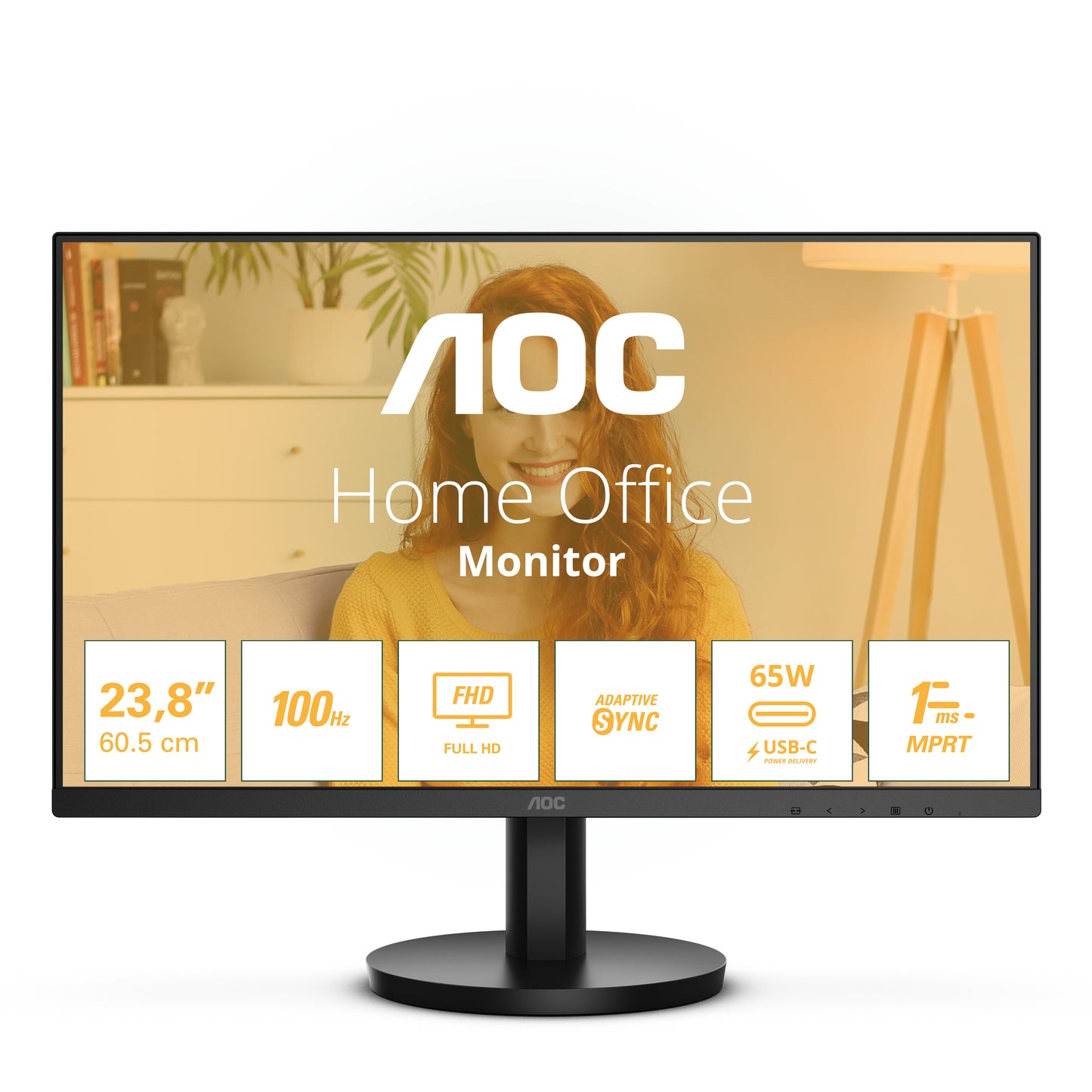 Mon 24 Ips 100Hz Usb C Hdmi Mm Aoc 24B3Ca2 - Visualizzazione dettagliata