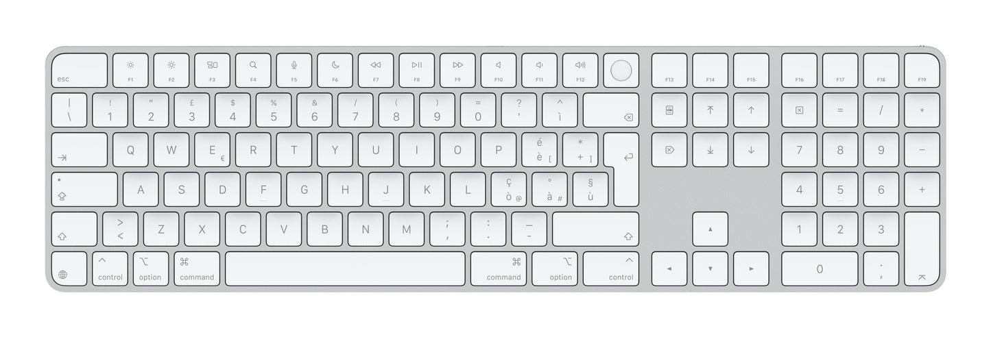 Tastiera Magic Apple Keyboard Bianc Touch Id Tast Numerico Usbc - Visualizzazione dettagliata