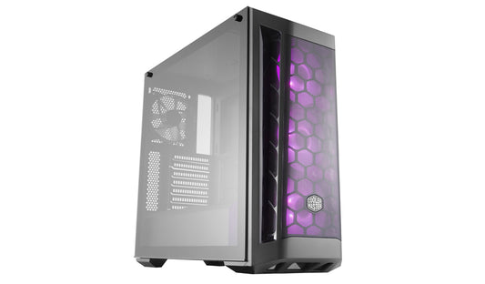 Case Mid Tower No Psu Masterbox Mb511D Rgb 2Usb3 Vetro Temperato - Visualizzazione dettagliata