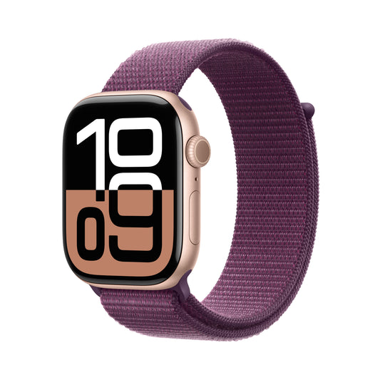 Watch 10 46Mm Gps Rose Gold Allum Plum Sport Loop - Visualizzazione dettagliata