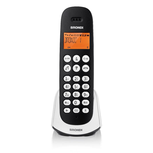 Telefono Cordless Brondi Adara N B Rubrica Lista Chiamate Blocco Tasti - Visualizzazione dettagliata