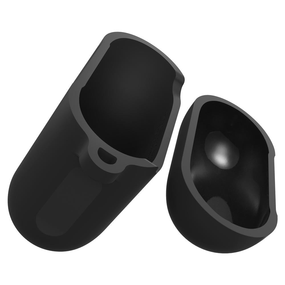 Custodia Silicone Fit Airpods Black - Visualizzazione dettagliata