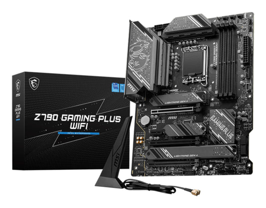 Mb Msi Z790 Gaming Plus Wifi S1700 4D5 4S3 M 2 U3 Gblraid H D Atx Ddr5 - Visualizzazione dettagliata