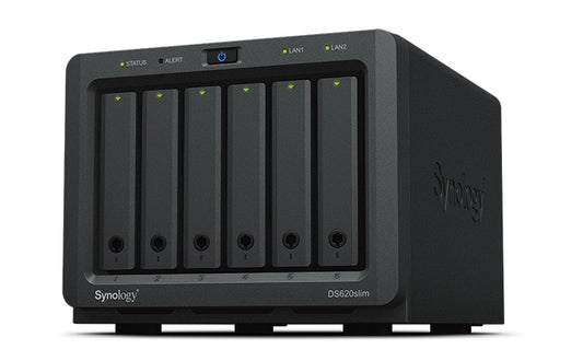 Nas Synology Ds620Slim 6Bay 2 5 Sa Ta Ssd Celeron - Visualizzazione dettagliata