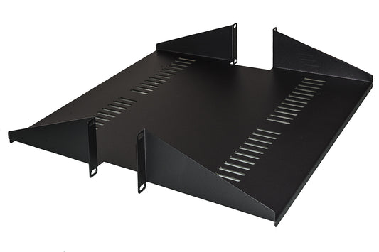 Armadio Rack Ripiano 1 Unit 19 Profondit 450 Mm 4 Attacchi Nero - Visualizzazione dettagliata