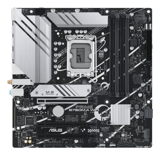 Mb Asus Prime B760M A Wifi S1700 4D5 4S3 2M 2 Gbl U3 2 Dp 2Hdmi - Visualizzazione dettagliata