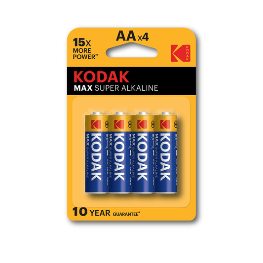 Batteria Aa 1 5V Lr6 Kodak Max Alcaline 4Pz - Visualizzazione dettagliata