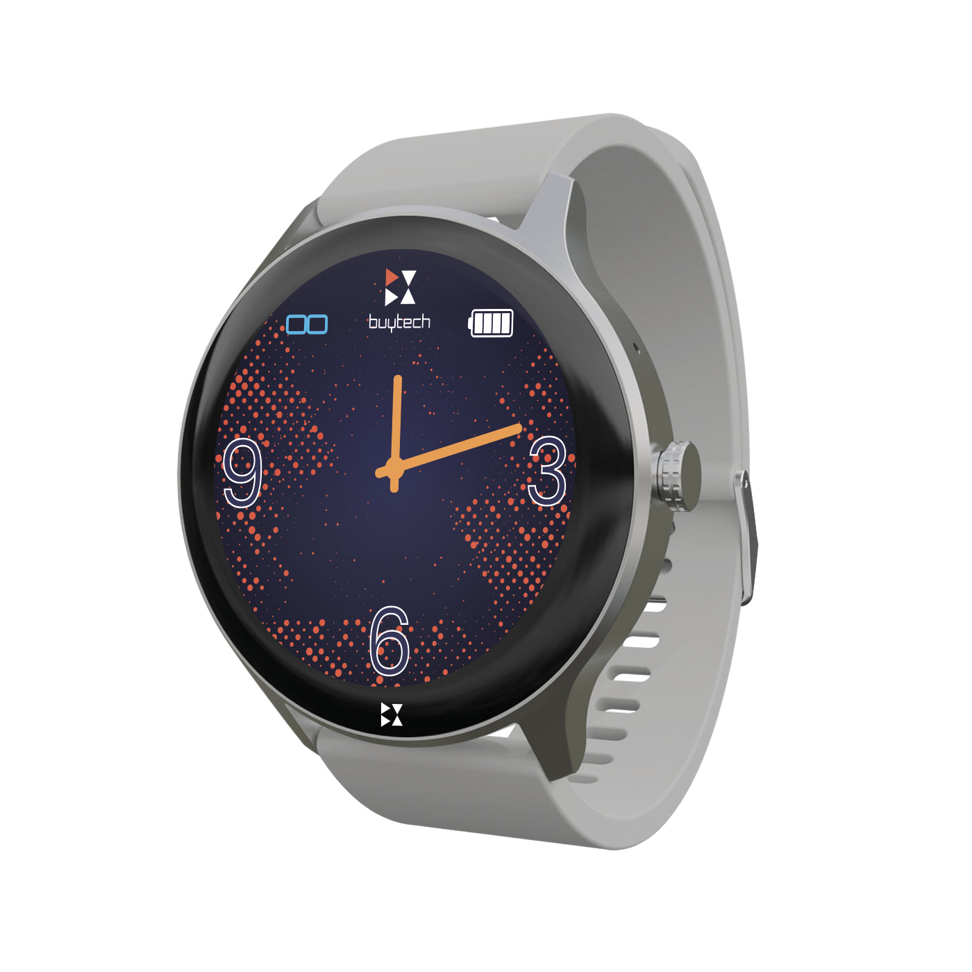 Smartwatch Buytech 1 38 Color Full Touch Silver - Visualizzazione dettagliata
