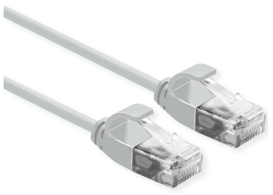 Cavo Rete Utp Cat 6A 0 3Mt Slim Grey No Schermato Per Data Center - Visualizzazione dettagliata