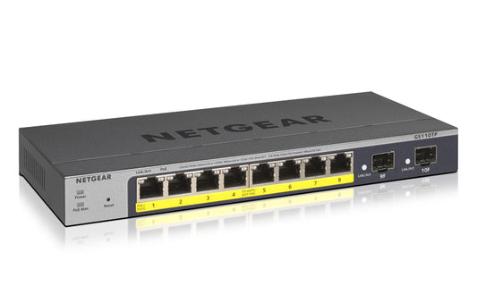Switch 8P Gigabit Ethernet Poe 55W 2P Sfp Smart Managed Pro - Visualizzazione dettagliata