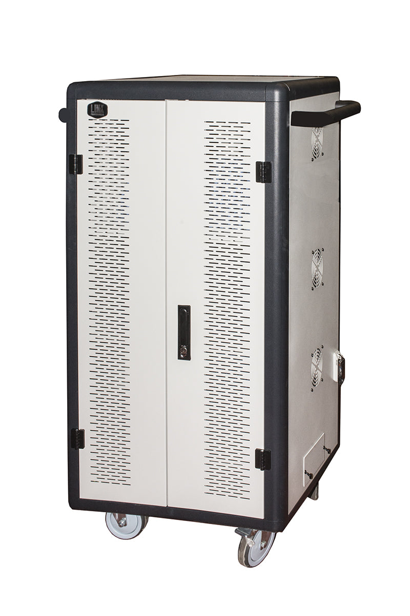 Armadio Per Tablet Notebook 45 Con Ventole Di Raff Porta Acciaio - Visualizzazione dettagliata