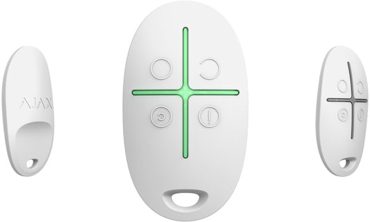 Spacecontrol Wireless Keyfob White 2 Way Con Panic Botton - Visualizzazione dettagliata