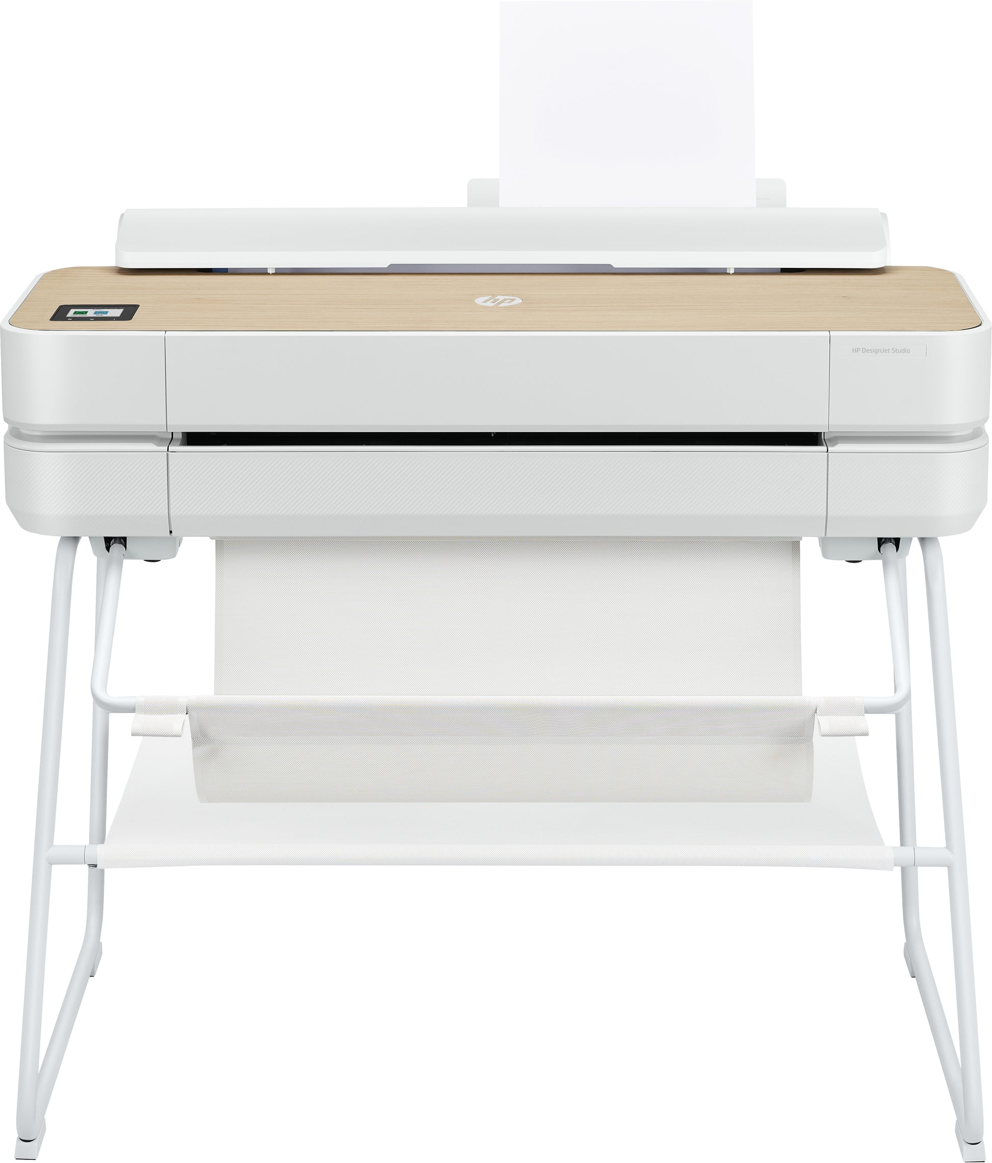 Plotter A1 24Designjet Studio 26Sec A1 Bianco Con Finitura Legno - Visualizzazione dettagliata