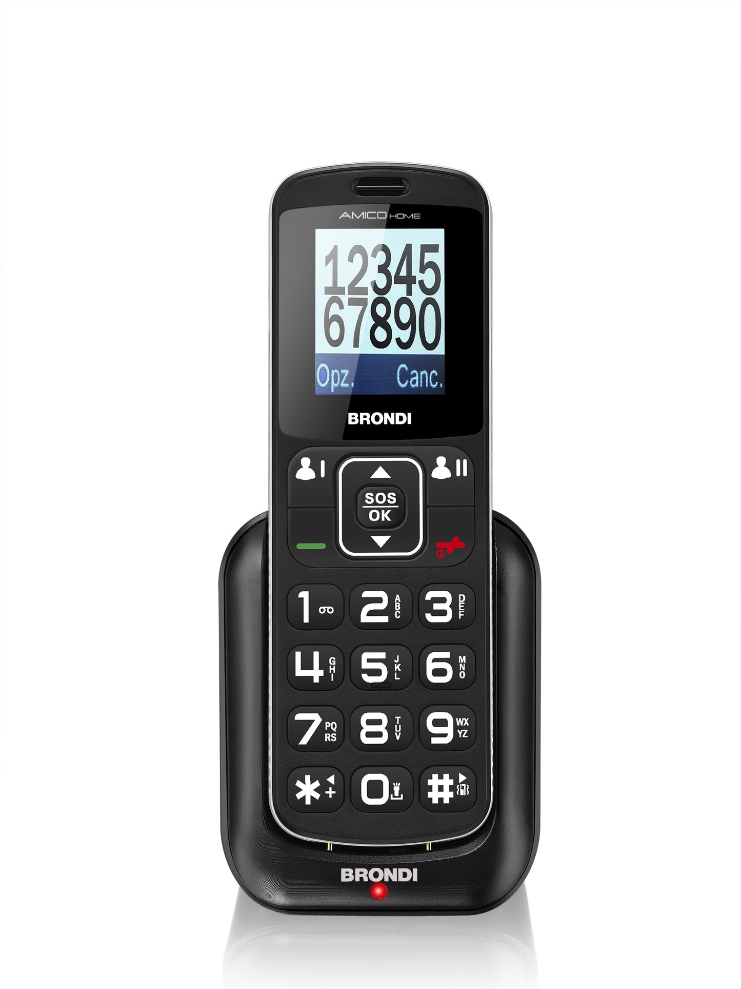 Cellulare Brondi Amico Home Nero 1 77 A Colori Micro Sd Bluetooth - Visualizzazione dettagliata