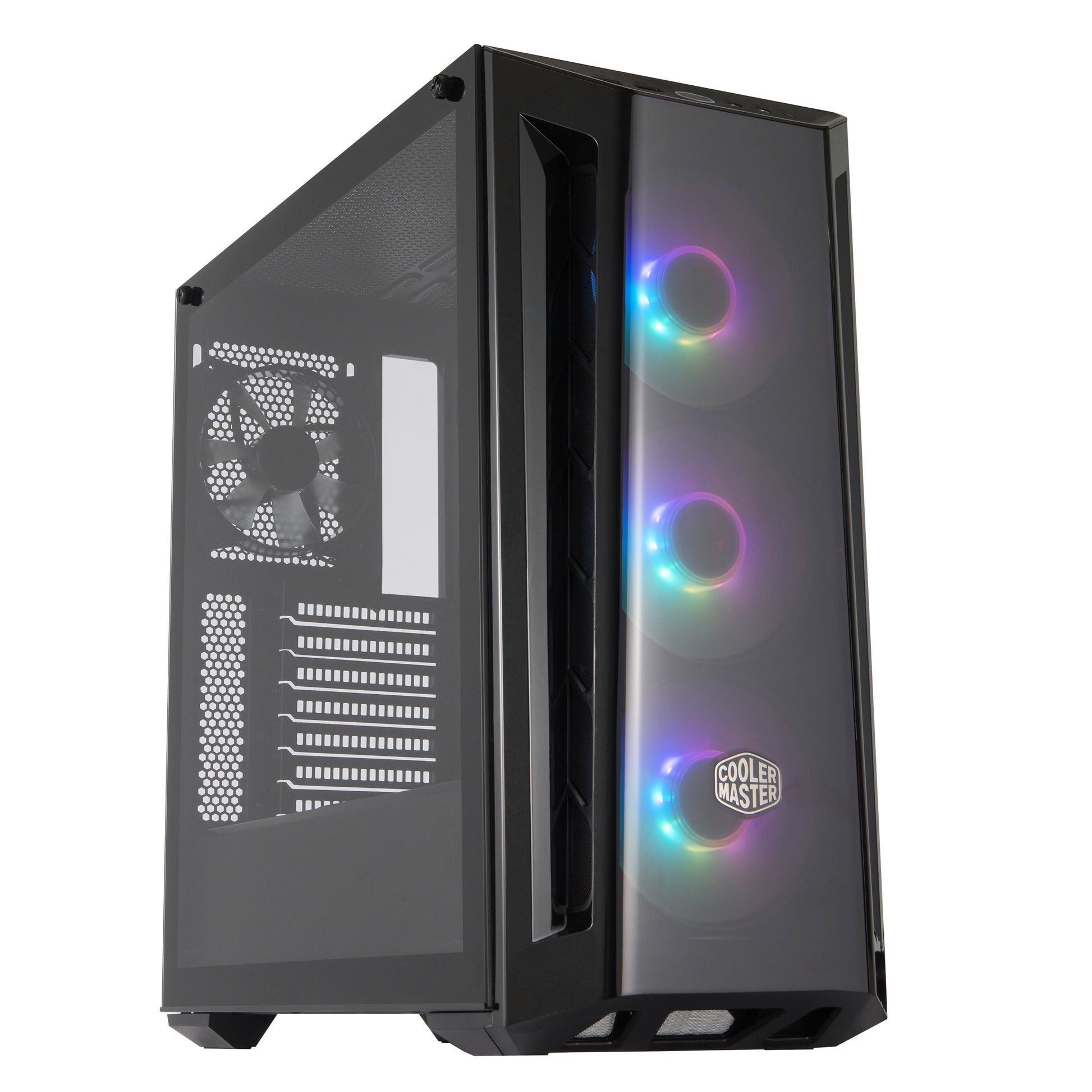 Case Mid Tower No Psu Masterbox Mb520 Argb 2Usb3 Vetro Temperato - Visualizzazione dettagliata