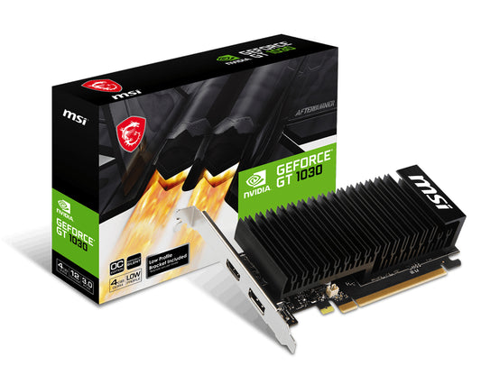 Vga Msi Nvidia Gt 1030 4Ghd4 Lp Oc 4Gb Hdmi Dp 20W - Visualizzazione dettagliata