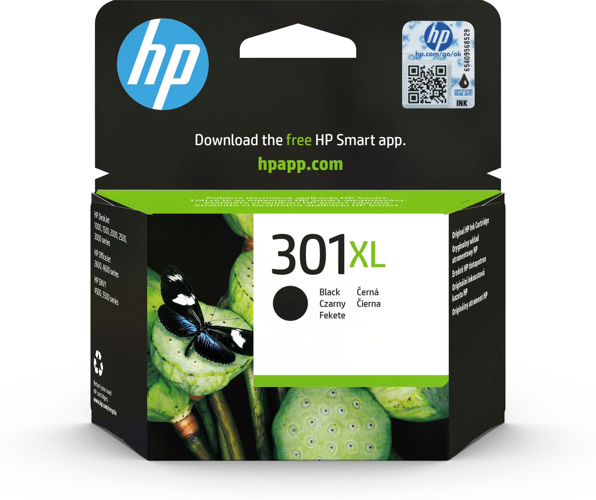 Ink 301Xl Ch563Ee K Dj1050 Dj2050 Dj2050S 8 Ml - Visualizzazione dettagliata