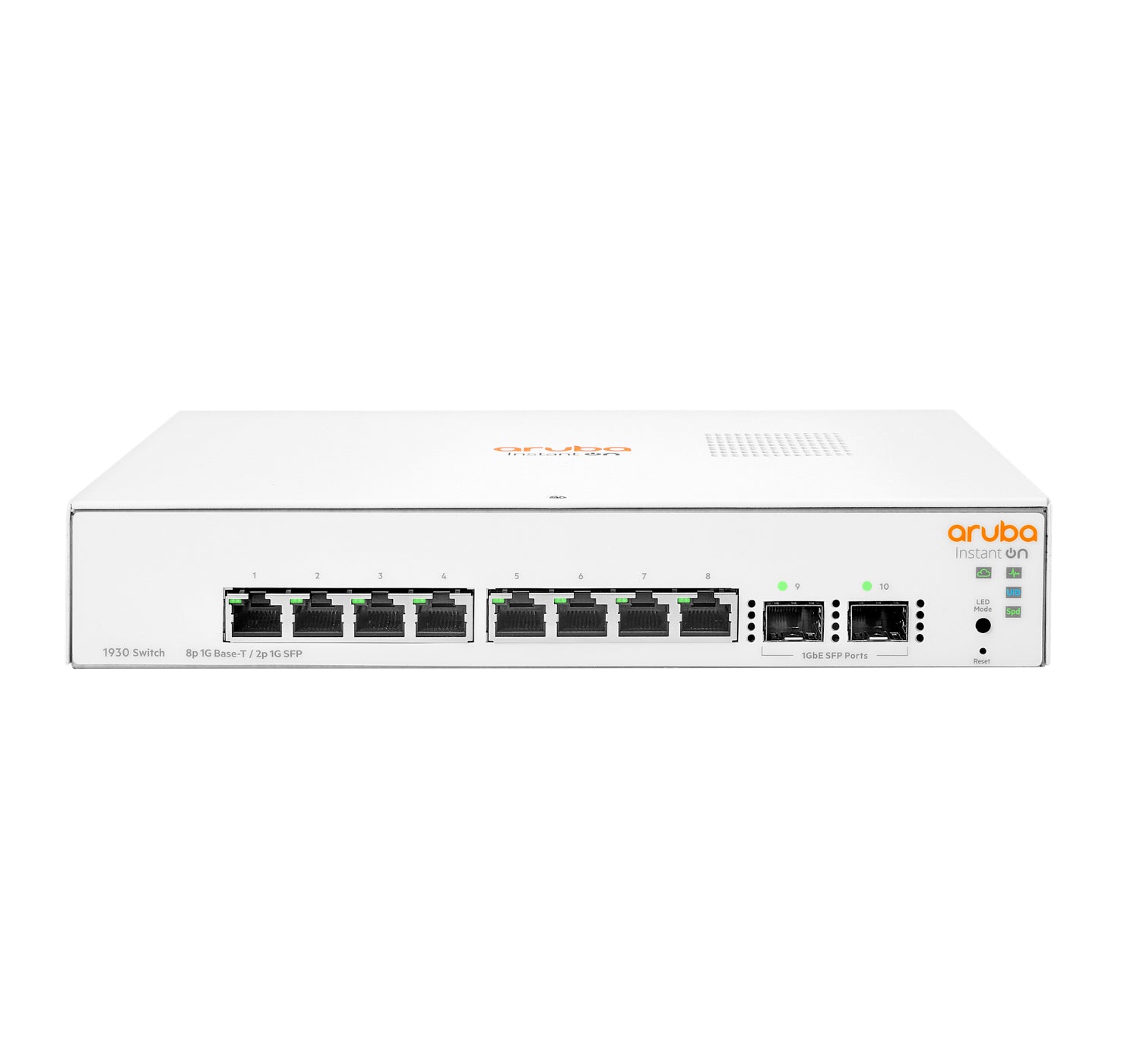 Switch 8P Gigabit 2Uplink Aruba Ins Tant On 1930 Hpe - Visualizzazione dettagliata