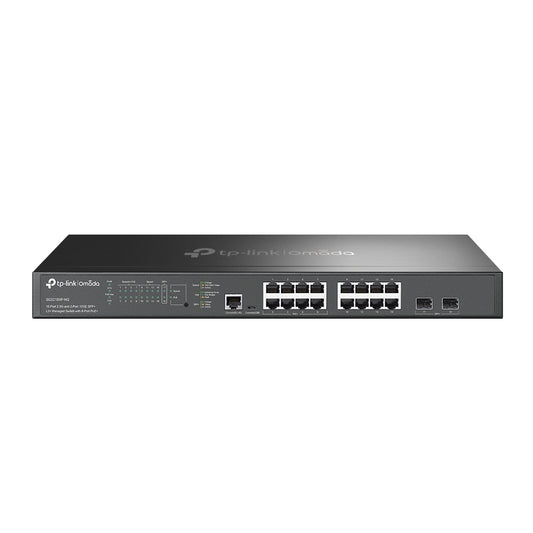 Switch 16P 2 5Gbase T Poe 2Slot 10Ge Sfp Managed L2 Omada - Visualizzazione dettagliata